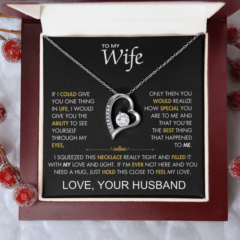 To My Wife - Hold It Tight - From Husband - LW10424D7