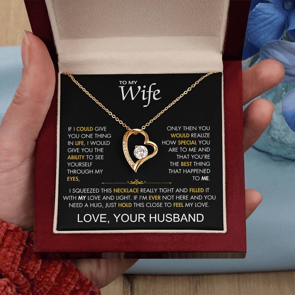 To My Wife - Hold It Tight - From Husband - LW10424D7