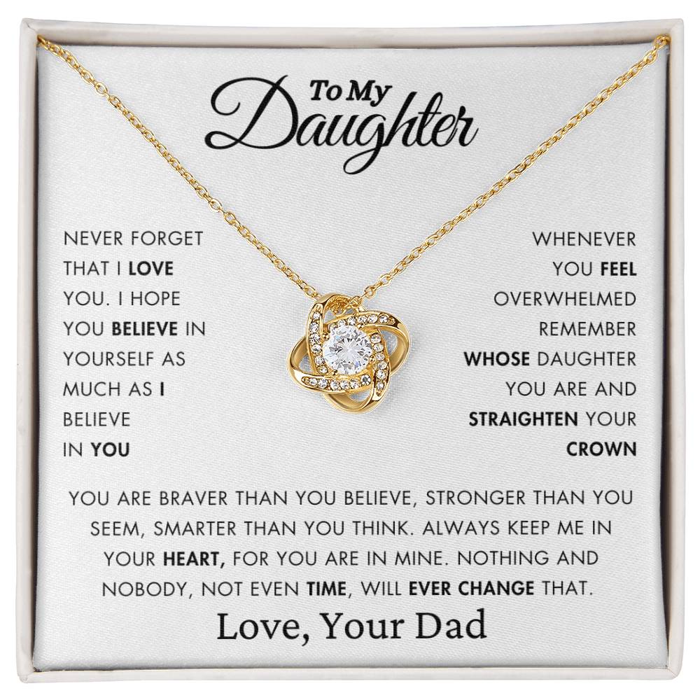 To My Daughter - Braver Than You Believe - From Dad
