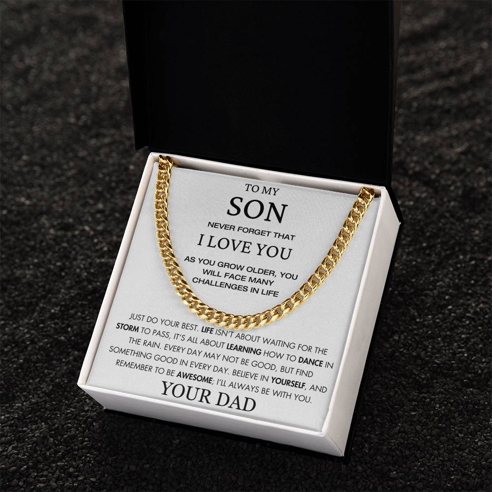 To My Son - I'll Always Be With You - Love Dad