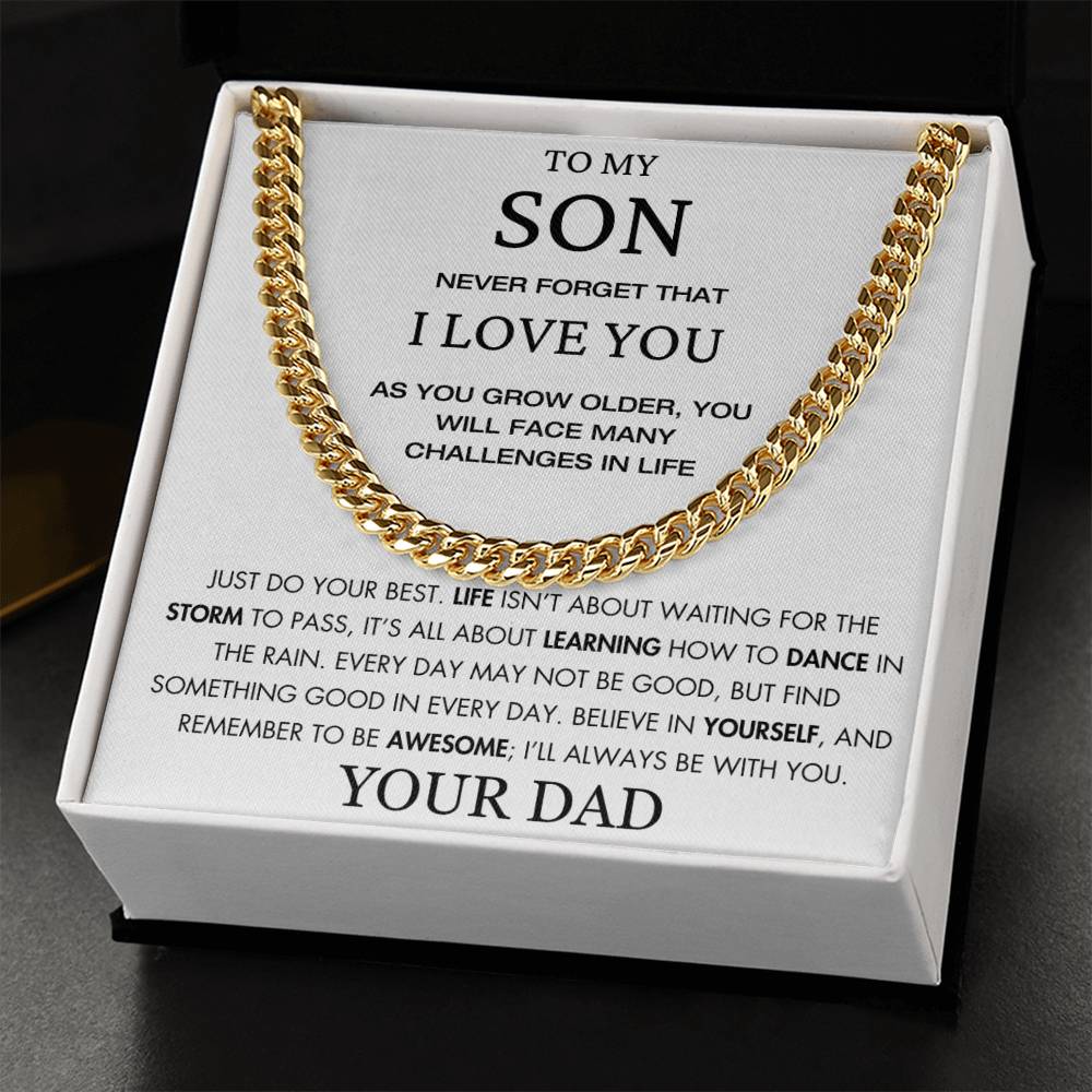 To My Son - I'll Always Be With You - Love Dad