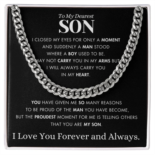 To My Son - I'm Proud - Love You Forever and Always