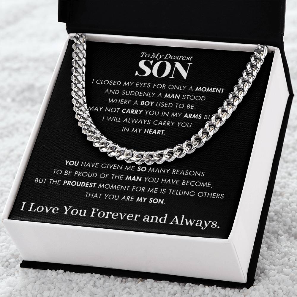 To My Son - I'm Proud - Love You Forever and Always