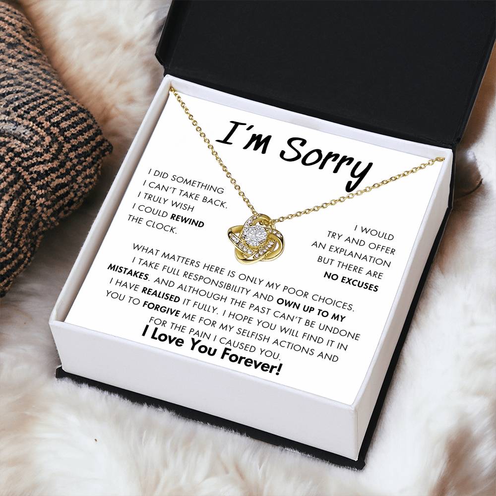 I'M Sorry - Apology Gifts - I Own Up To My Mistake - Heartfelt Apology Gift