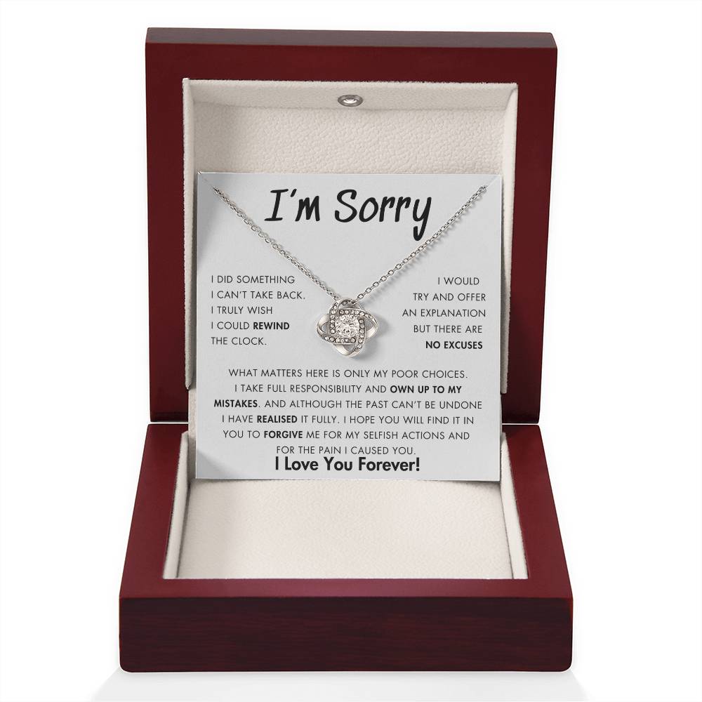 I'M Sorry - Apology Gifts - I Own Up To My Mistake - Heartfelt Apology Gift
